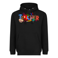 Black American teacher Heavyweight Hoodie - texasbilliewilder