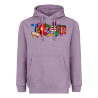 Lavender American teacher Heavyweight Hoodie - texasbilliewilder