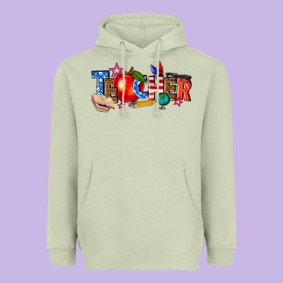 Heavyweight Hoodie American teacher