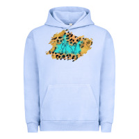 Pigment Grape Ice glitter leopard turquoise patch Urban Hoodie - AdoDesignShop