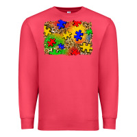 Cardinal autism background Premium Sweatshirt - Zillion Design Studio