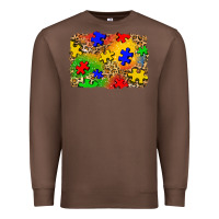 Chestnut autism background Premium Sweatshirt - Zillion Design Studio