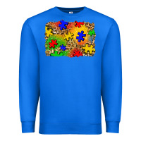 True Royal autism background Premium Sweatshirt - Zillion Design Studio