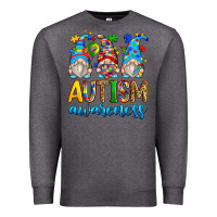 Charcoal Heather autism awareness gnomes Premium Sweatshirt - Zillion Design Studio