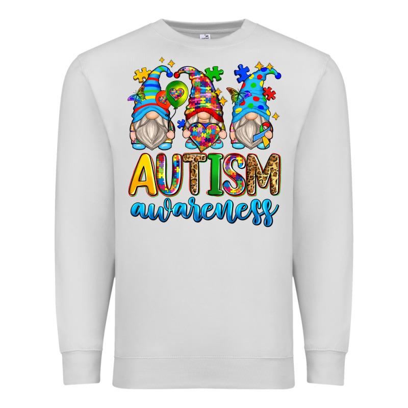 Autism Awareness Gnomes Premium Sweatshirt by Zillion Design Studio | Teevron