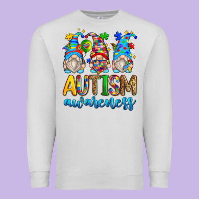 Autism Awareness Gnomes Premium Sweatshirt Designed By Zillion Design Studio