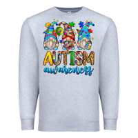 Heather Grey autism awareness gnomes Premium Sweatshirt - Zillion Design Studio