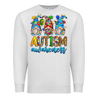 Oatmeal Heather autism awareness gnomes Premium Sweatshirt - Zillion Design Studio