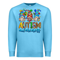 Ocean Blue autism awareness gnomes Premium Sweatshirt - Zillion Design Studio