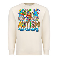 Sandshell autism awareness gnomes Premium Sweatshirt - Zillion Design Studio
