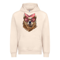 Sandshell mama bear with glasses and bandana Urban Hoodie - Artiststas