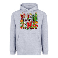 Heather Grey santa's favorite cna Heavyweight Hoodie - Zillion Design Studio
