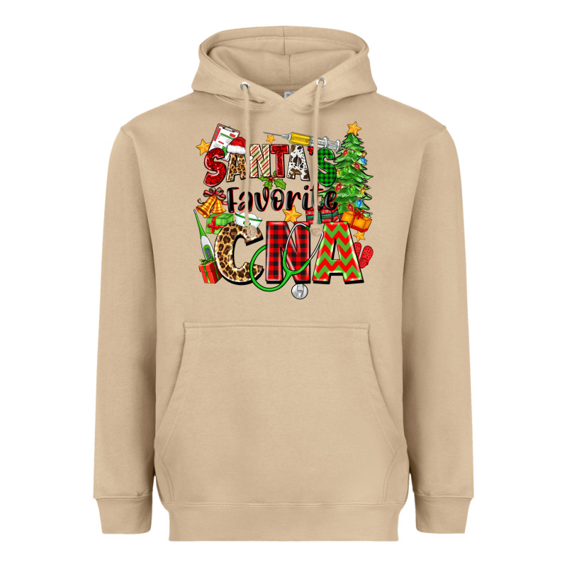 Santa's Favorite Cna Heavyweight Hoodie by Zillion Design Studio | Teevron