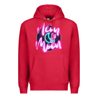 Cardinal neon moon Premium Hoodie - JahusDesignShop