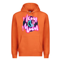 Carrot neon moon Premium Hoodie - JahusDesignShop