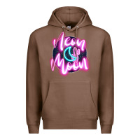 Chestnut neon moon Premium Hoodie - JahusDesignShop