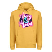 Mustard neon moon Premium Hoodie - JahusDesignShop