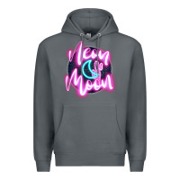 Rock neon moon Premium Hoodie - JahusDesignShop