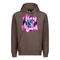 Coffee neon moon Premium Hoodie - JahusDesignShop