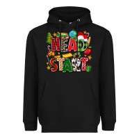 Black head start christmas Heavyweight Hoodie - Zillion Design Studio