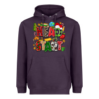 Plum head start christmas Heavyweight Hoodie - Zillion Design Studio