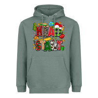 Sage head start christmas Heavyweight Hoodie - Zillion Design Studio