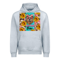 Heather Grey mama bear Urban Hoodie - Artiststas