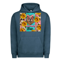 Pigment Midnight Navy mama bear Urban Hoodie - Artiststas