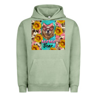 Pigment Oil Green mama bear Urban Hoodie - Artiststas