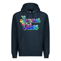 Navy summer vibes Premium Hoodie - JahusDesignShop