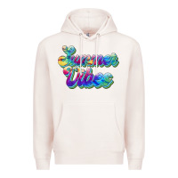 Pale Pink summer vibes Premium Hoodie - JahusDesignShop