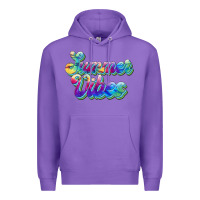 Purple summer vibes Premium Hoodie - JahusDesignShop