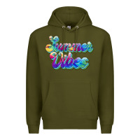 Army Green summer vibes Premium Hoodie - JahusDesignShop