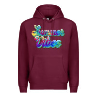Burgundy summer vibes Premium Hoodie - JahusDesignShop