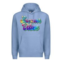 Colony Blue summer vibes Premium Hoodie - JahusDesignShop