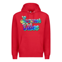 Red summer vibes Premium Hoodie - JahusDesignShop