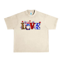 Sandshell american flag gnomes love Urban Heavy Tee - Artiststas
