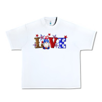 White american flag gnomes love Urban Heavy Tee - Artiststas