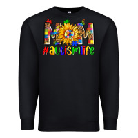 Black mom #autism life Premium Sweatshirt - Zillion Design Studio