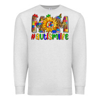 Oatmeal Heather mom #autism life Premium Sweatshirt - Zillion Design Studio