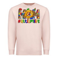 Pale Pink mom #autism life Premium Sweatshirt - Zillion Design Studio