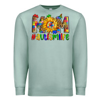Seafoam mom #autism life Premium Sweatshirt - Zillion Design Studio