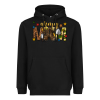 Black army mom Heavyweight Hoodie - texasbilliewilder