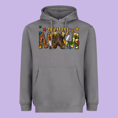 Heavyweight Hoodie army mom