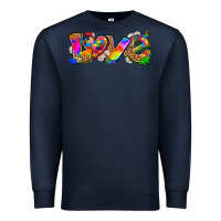 Navy love autism Premium Sweatshirt - Zillion Design Studio