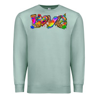 Seafoam love autism Premium Sweatshirt - Zillion Design Studio