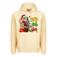 Pina Colada Christmas ho ho ho skeleton Premium Hoodie - AdoDesignShop