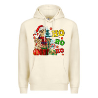 Sandshell Christmas ho ho ho skeleton Premium Hoodie - AdoDesignShop