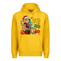 Lemon Christmas ho ho ho skeleton Premium Hoodie - AdoDesignShop