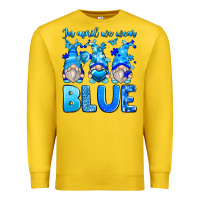 Lemon in april we wear blue autism gnomes Premium Sweatshirt - Zillion Design Studio
